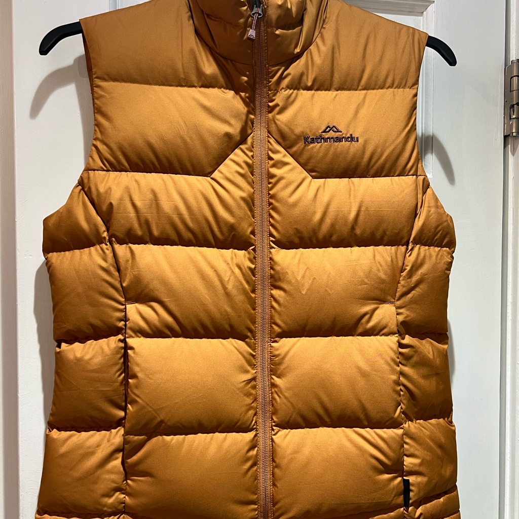 Kathmandu Helicopter V3 Absolute Snowcopper-Burnt Orange Puffer Vest Men’s S